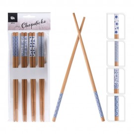 سێتی چیلکەی خواردنی بامبۆ ٨ دانە