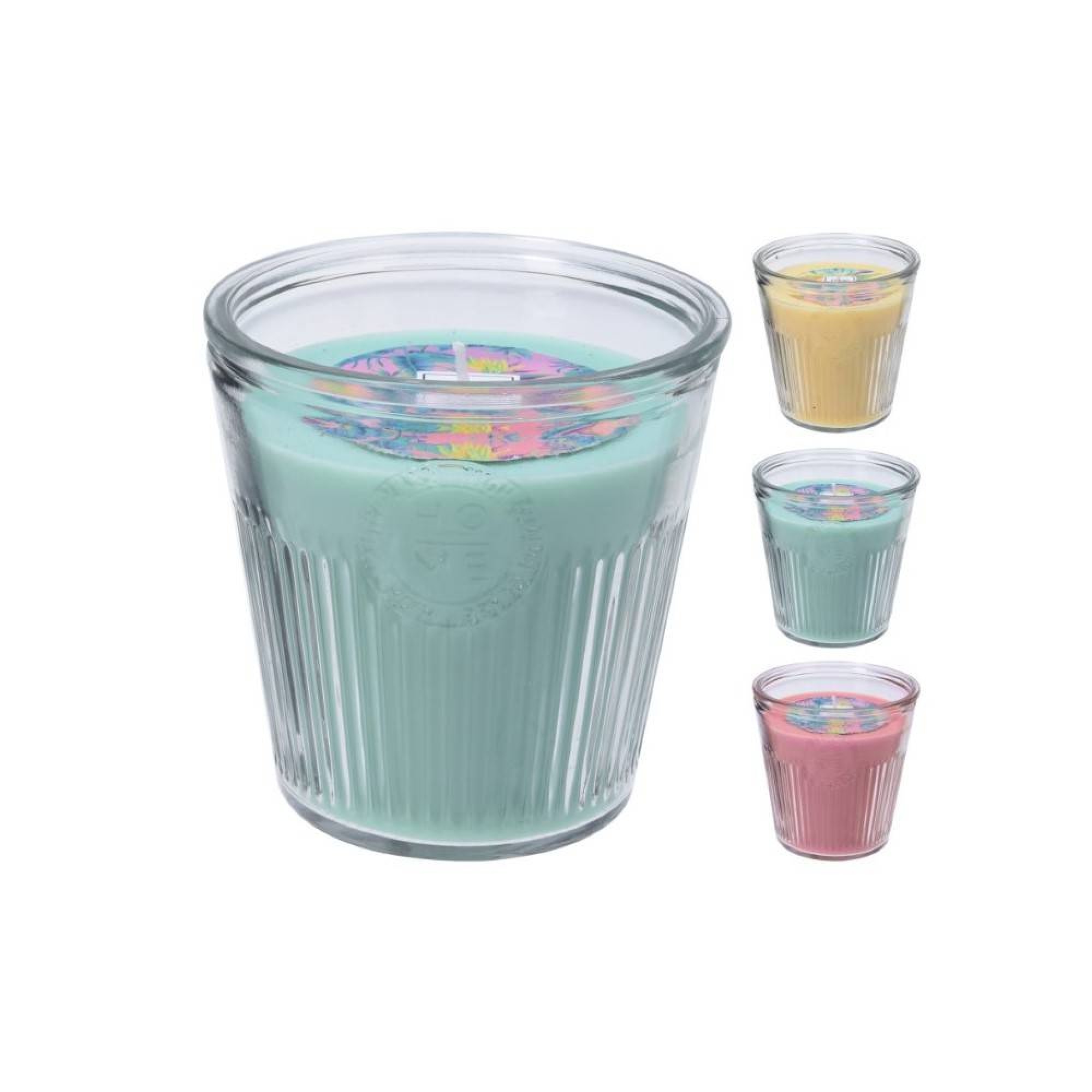 مۆمی بۆندار لە پۆتی شووشە