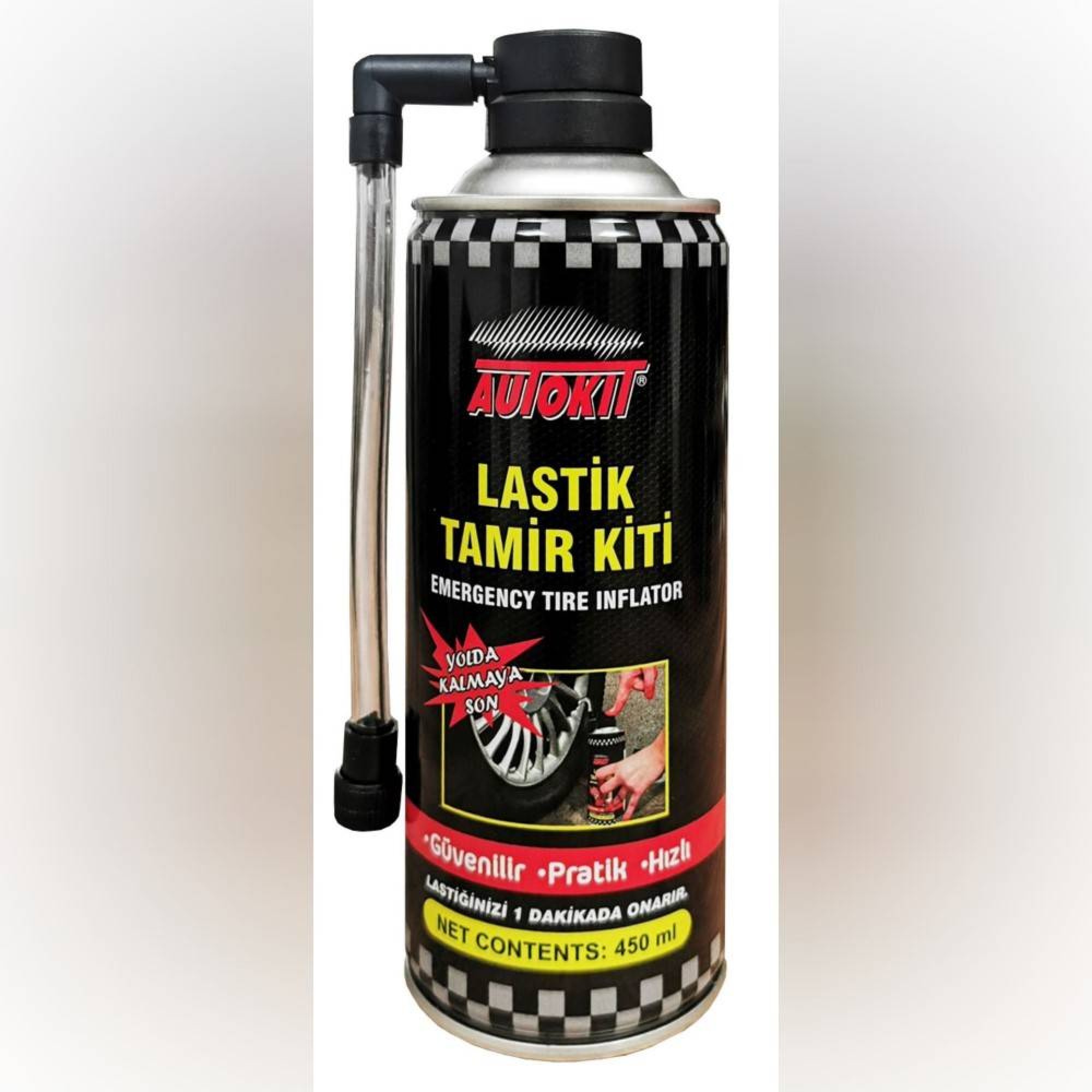 سێتی چاککردنەوەی تایەی (٤٥٠ مل)ی Autokıt