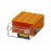 سندوقی بە چەکمەجی پلاستیکی ڕەنگی زەرد