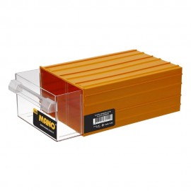 سندوقی بە چەکمەجی پلاستیکی ڕەنگی زەرد