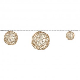 تاجە گوڵینەی ئاڵتونیی (٩٠ سم) لەگەڵ ٨ لید