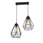 چرای هەڵواسراوی 2 گڵۆپ جۆری پیرامیت - ڕەش - TAS.624