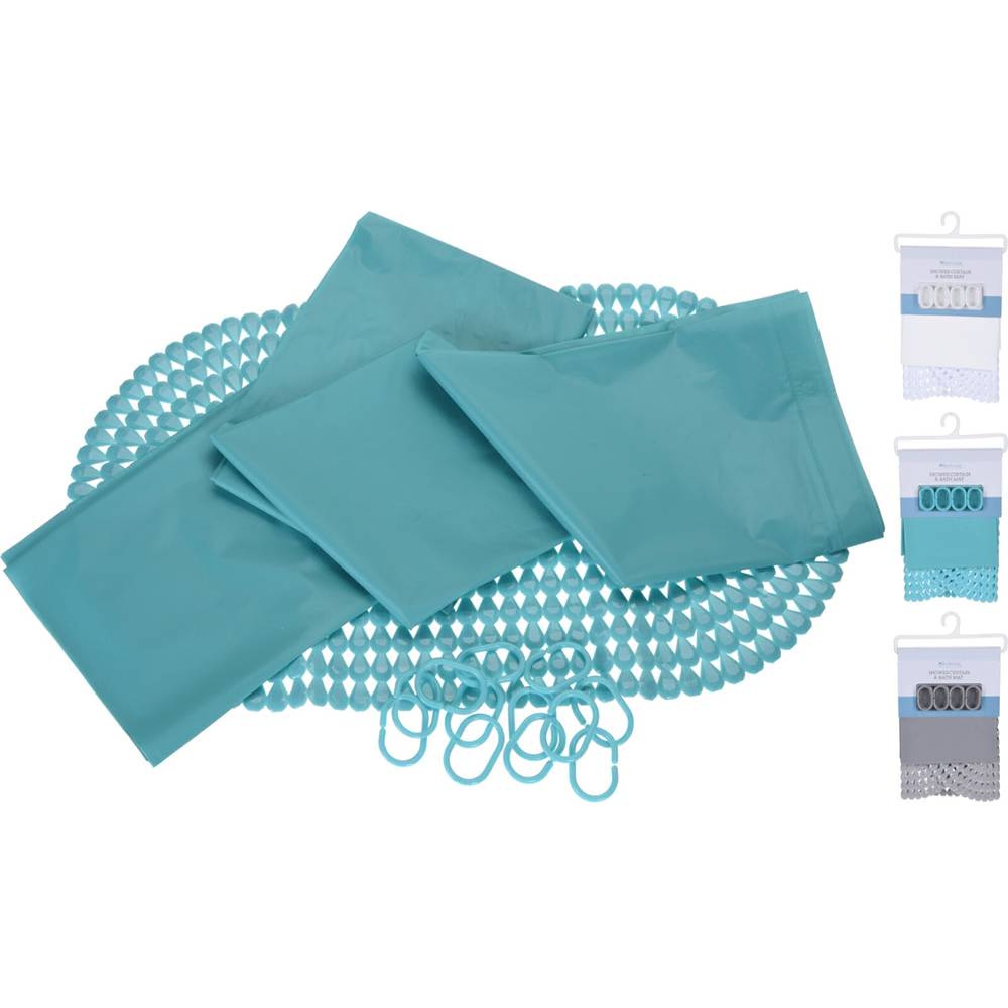 پەردەی شاوەر لەگەڵ ژێرپێی گەرماو