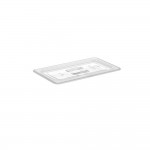 دەفری هەڵگرتنی خۆراک بە سەرەوە رەنگی شەفاف 1.3Gn Pc