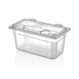 دەفری هەڵگرتنی خۆراک بە سەرەوە رەنگی شەفاف / Gn 1/3