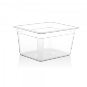 دەفری هەڵگرتنی خۆراک رەنگی شەفاف / Gn 1/2 200مم Pp