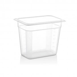 دەفری هەڵگرتنی خۆراک رەنگی شەفاف / Gn 1/4 200مم Pp