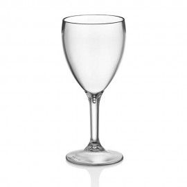 بەرداخی شەراب رەنگی شەفاف / 320مل