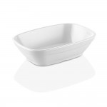 قاپی خواردن بەلەمی چوارگۆشە رەنگی سپی / 17سم