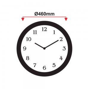 کاتژمێری دیواری گەورەی زێڕی مەڕمەڕی دیکۆرات