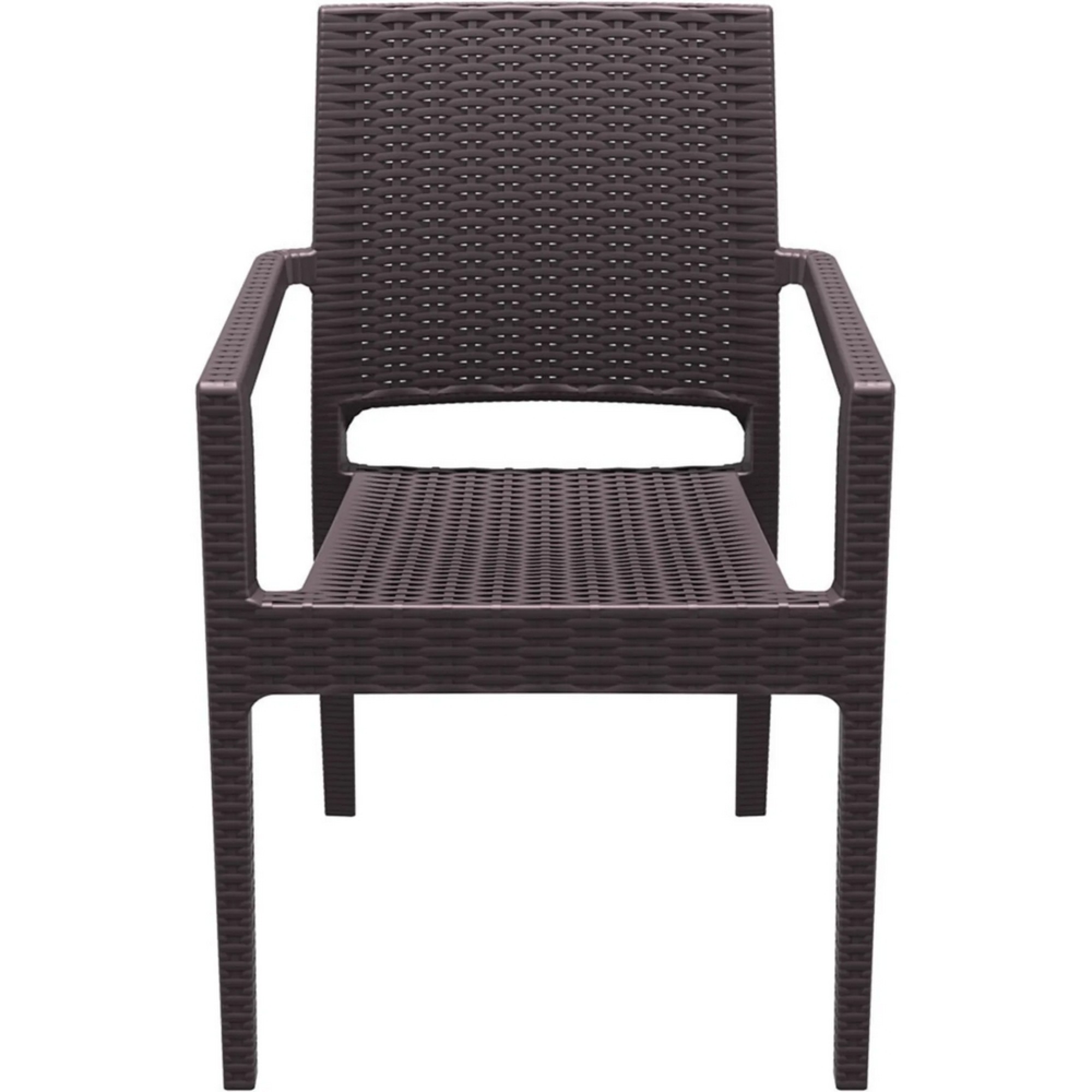 کورسی بە قۆڵ - قاوەیی 