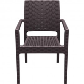 کورسی بە قۆڵ - قاوەیی 