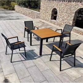 کورسی باخچە لە ئەلەمنیۆم بە ڕەنگی ئەنتراسایت BHKC-2111-C
