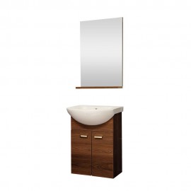 سێتی دۆڵابی دەستشۆری حەمام+سینک ناڤارۆ ٤٥ سم مارکەی ئۆرکا جۆری سۆما