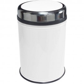 سەبەتەی زبڵی پراکتیکی قەپاخدار 8 لیتر - سپی - 801B