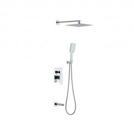 سێتی دوش چوارگۆشەی بنیاتراو - کرۆم - 50