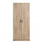 دۆڵابی جل و بەرگی 2 دەرگا 90*190*52 سم -  دار بەڕووی یاقوتی