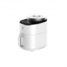 مەقلی سورکردنەوەی هەوایی 4.5 لیتر ڕەنگی سپی