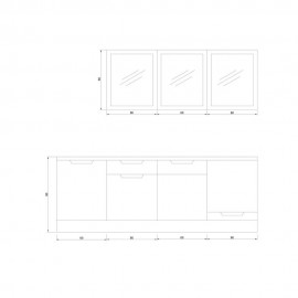 دۆڵابی کەوەنتەری جۆری ئینڤێرنۆ 240 سم