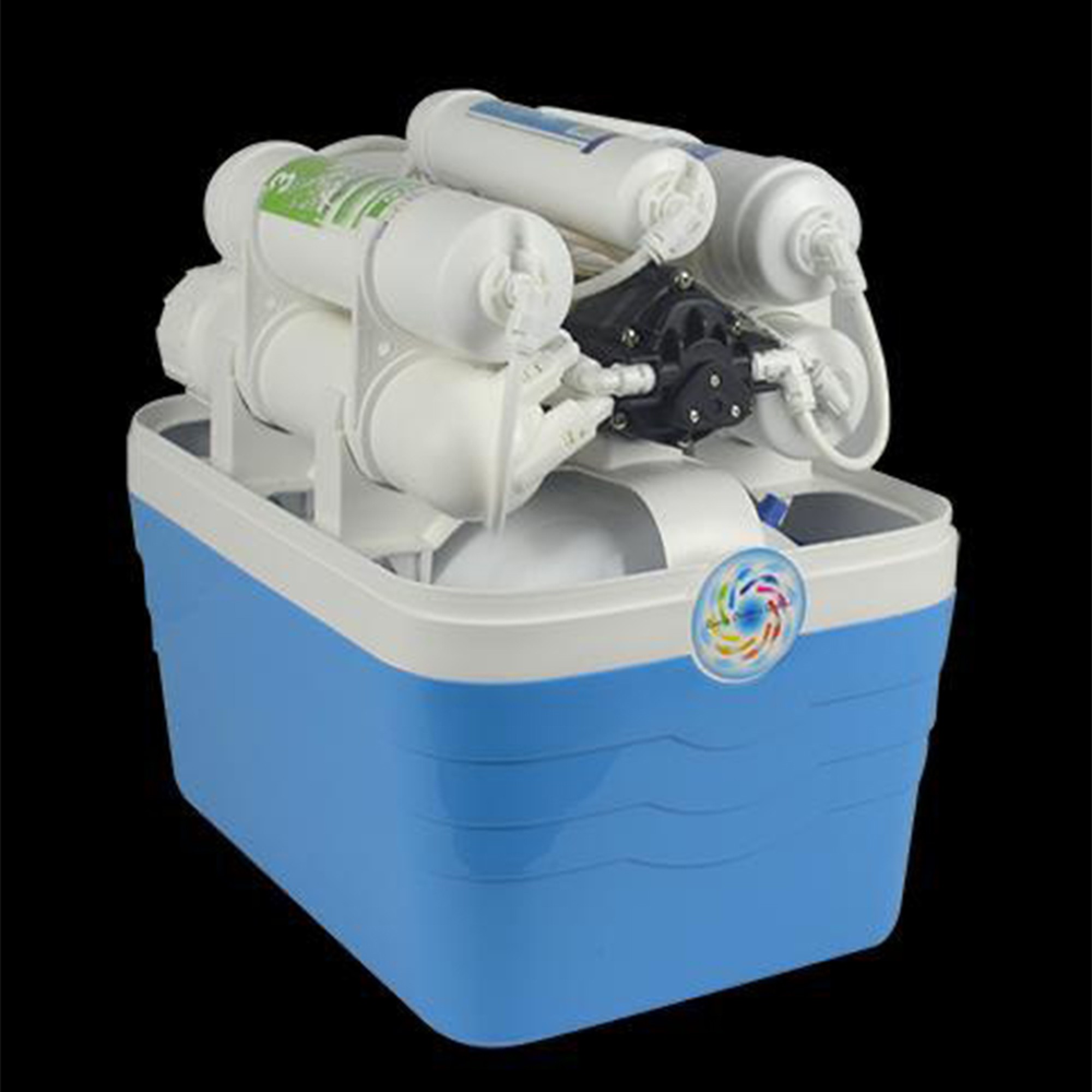 فلتەری پاککردنەوەی ئاوی بێ پەمپ - شین