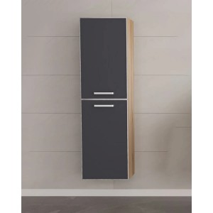 دۆلابی درێژ جۆری سالێرنۆ ٤٠ سم؛ ئەنتراسیتی مات/کرۆم