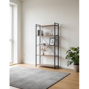 کتێبخانە بە 5 ڕەفە 180*88*34 سم - FD-5LBSWR-001