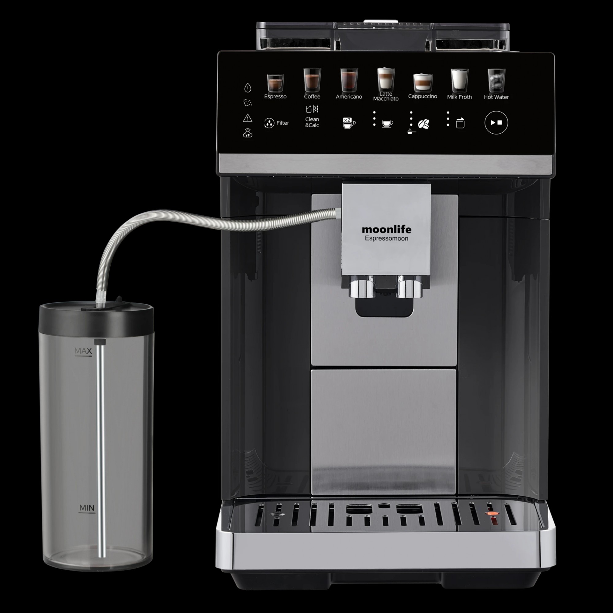 مەکینەی قاوە دروستکردنی ئیسپرێسۆ موون ; ڕەش - MF218B
