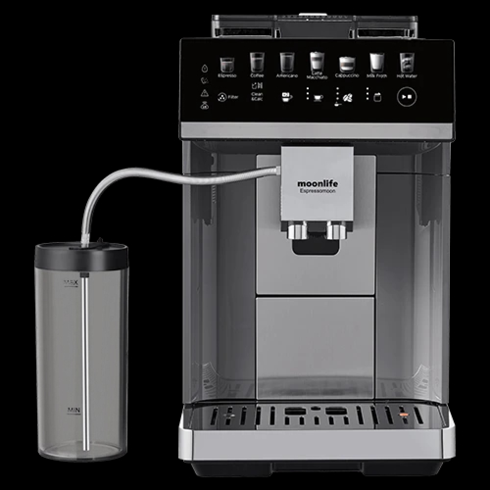 مەکینەی قاوە دروستکردنی ئیسپرێسۆ موون ; زیوی - MF218S