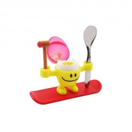 قاپی هێلکە لەگەڵ کەوچکی کانزایی