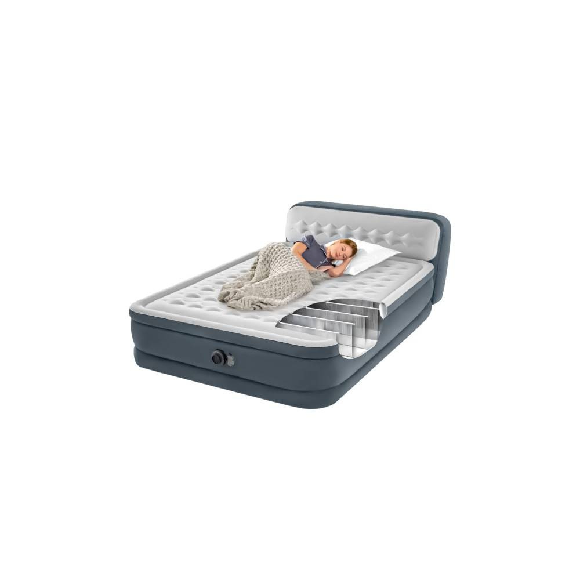 دوشەگ لەگەل سەری تەختەی یەکگرتوو هەوای 60 * 93 * 34 قەبارەی شاهانە