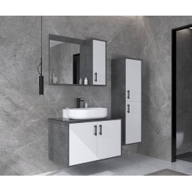 دۆلابی حەمامی جۆری ئیگلۆ ٩٠ سم ; زیویی ڕێترۆ