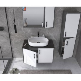 دۆلابی حەمامی جۆری ئیگلۆ ٩٠ سم ; زیویی ڕێترۆ