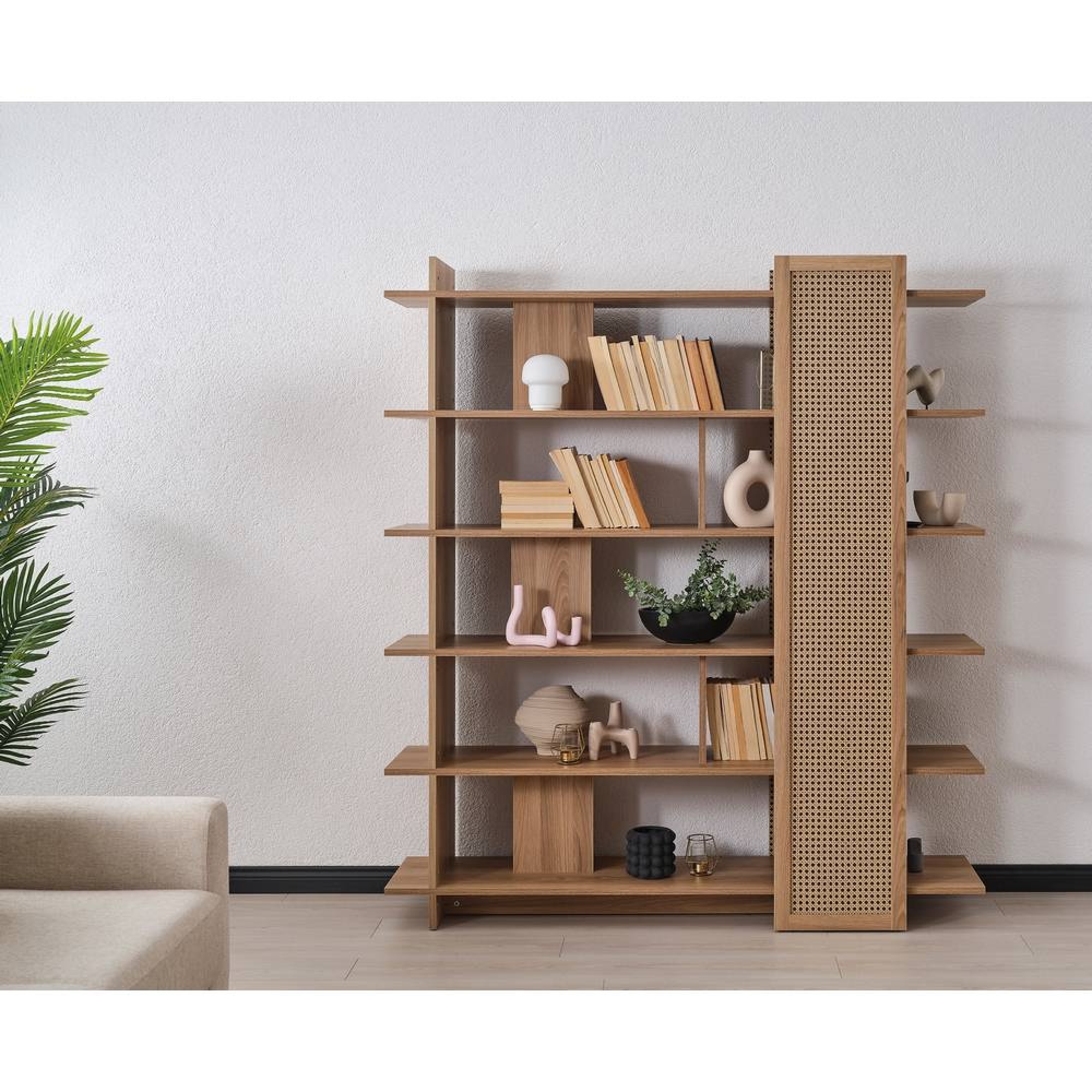 دۆڵابی کتێبی جۆری ئاندرێیا لە داری بەڕوو