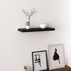 ڕەفەی دیواری بە هەڵگری شاراوە 60 سم ; ڕەشی مات - M.M.01.01.08.02480