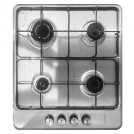 تەباخی بنیاتنراو بە ڕەنگی ئینۆکس 60 سم