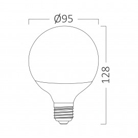 گڵۆپی لێدی گڵۆپی بازنەیی پۆمپی ڕووناکی زەرد 3000K - BA33-01420