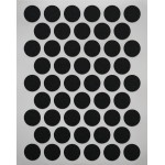 لەزگەی سەر قەپاتی بۆرغی پاکەتی 50 دانەیی ; ڕەشی مات - TPO-2510S