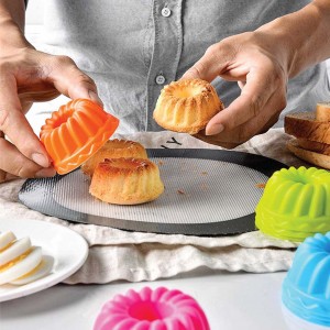 قاڵبی سیلیکۆنی کێک 6 دانە - 82104