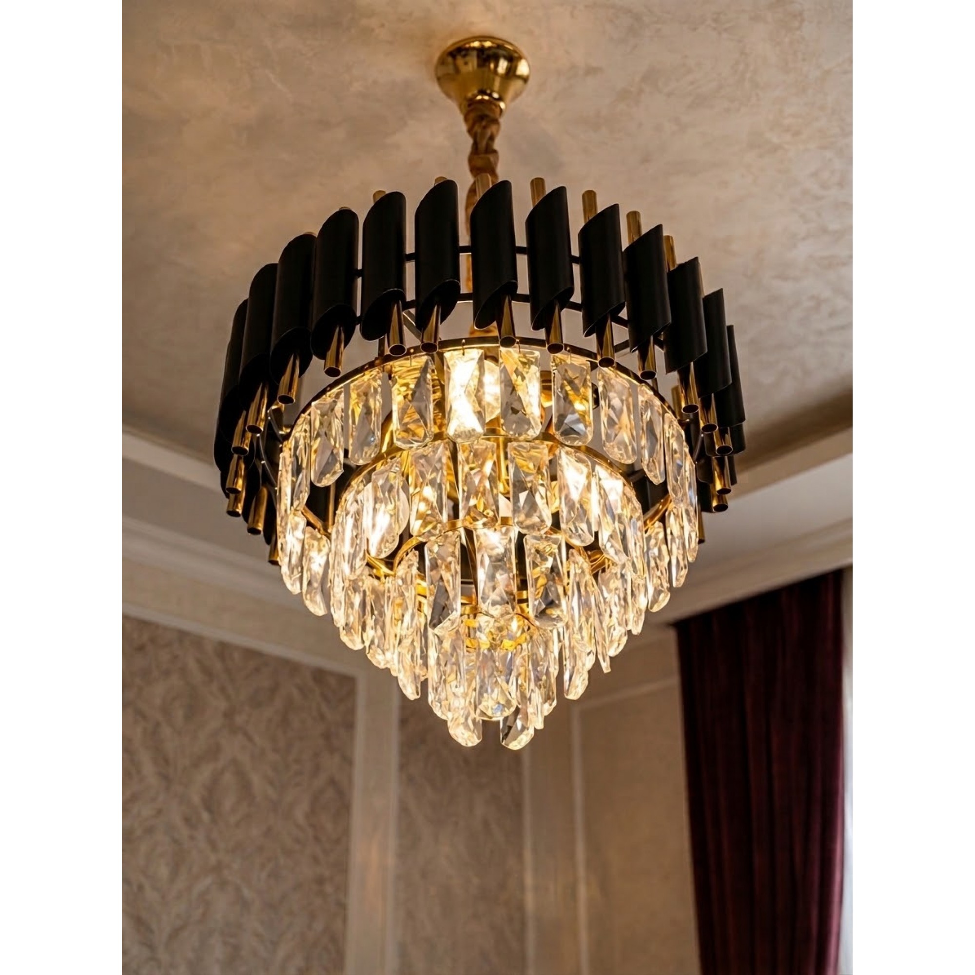 چرای هەڵواسراوی کریستاڵ 40 سم - 80073-400