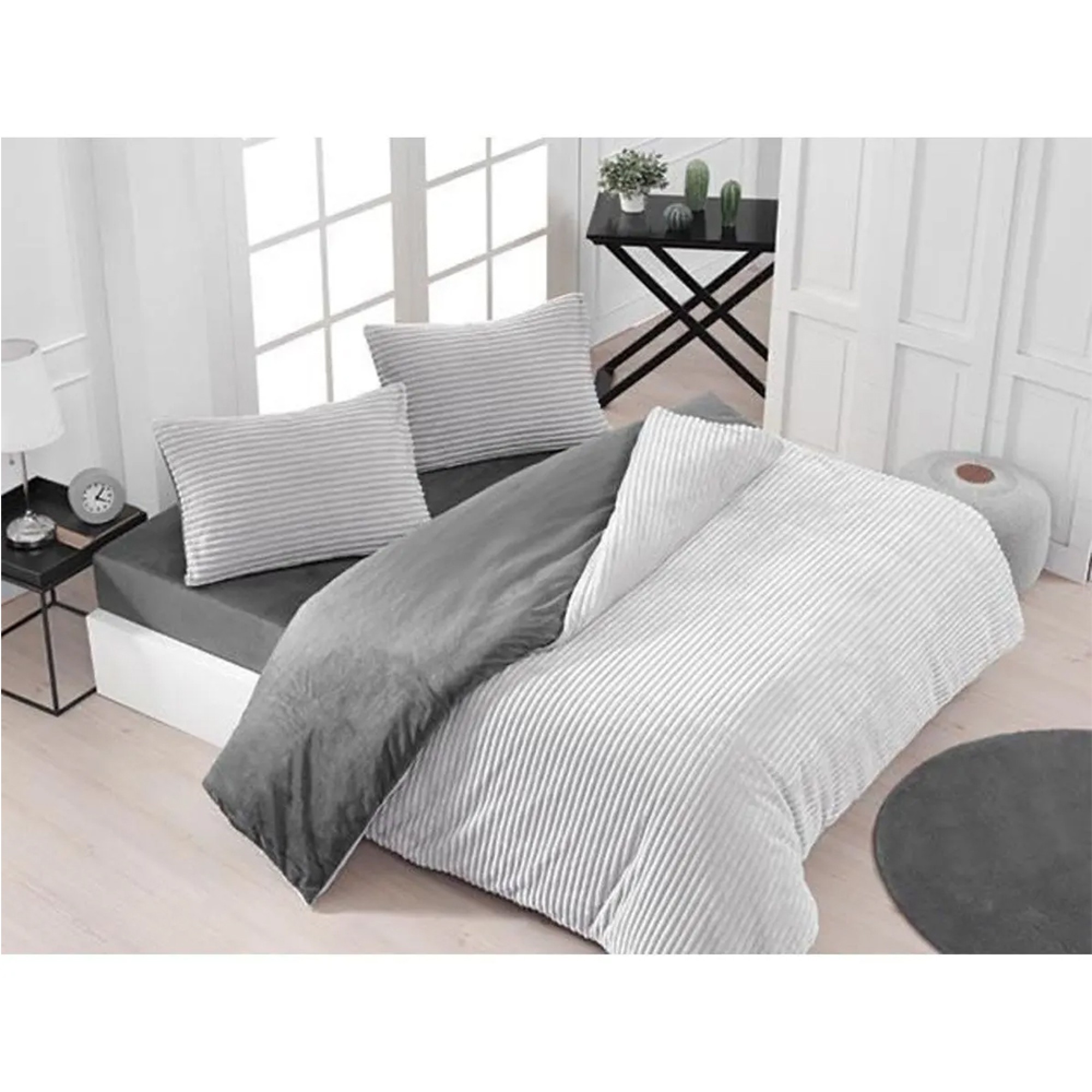 سێتی کەڤەری لێفی قەدیفە 4 پارچە - خۆڵەمێشی