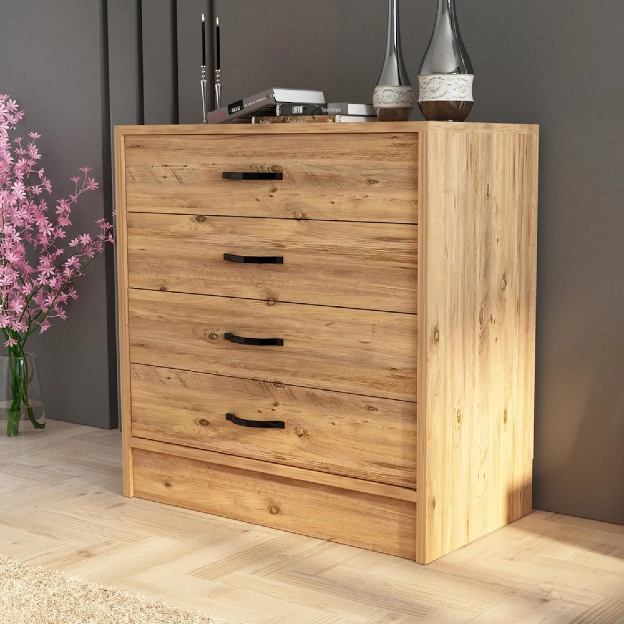 دۆڵابی 4 کشۆ جۆری تینا 79*38*86 سم - داری سنۆبەری ئەتلەنتی