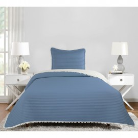 جێگەی نوستنی پۆمپۆم 180*250 سم - شین