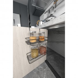 ڕێکخەری دەرگای دۆڵابی ٢ قات - کرۆم - SA002-C