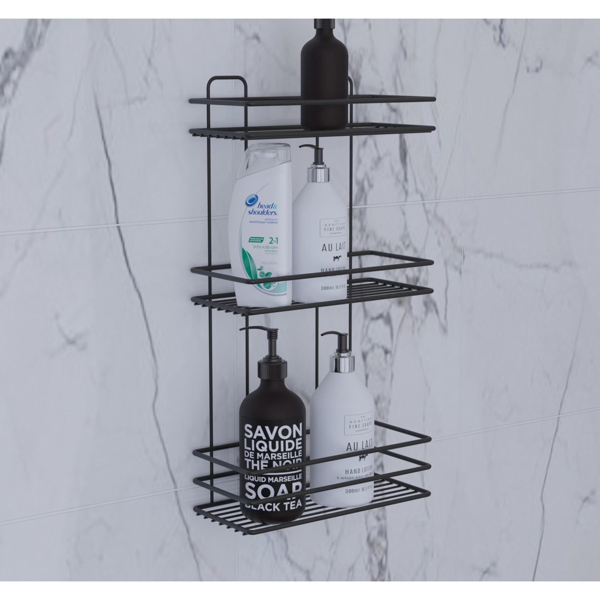 ڕەفەی گەرماو ٣ قات - ڕەش - SB006-B