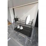 سەبەتەی قاپ وشکبوونەوە - ڕەش - SM008-B