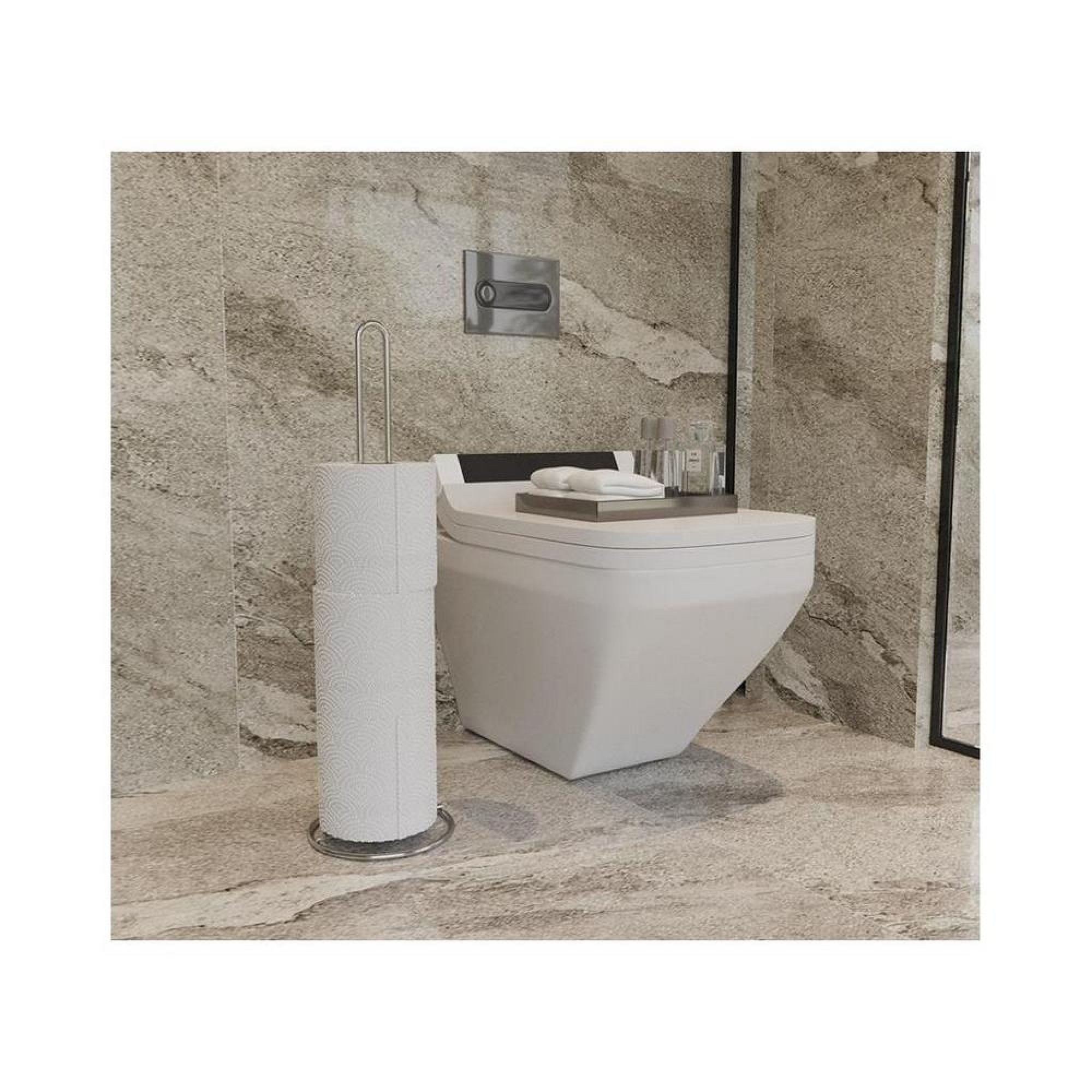 هەڵگری کلینسی یەدەگی تەوالێت - ڕەش - SB077-B