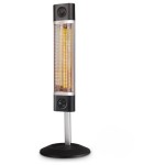 گەرمکەرەوەی کارەبایی وەستاو بە کۆنتڕۆڵ؛ ڕەش - CH1800RE