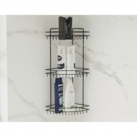 ڕەفەی گۆشەی ٣ قات - ڕەش - SBK03-B