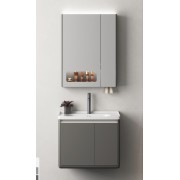 سێتی دۆڵابی گەرماو PVC قەبارەی 80 سم ; ڕەش-ڕەساسی - 7748-80